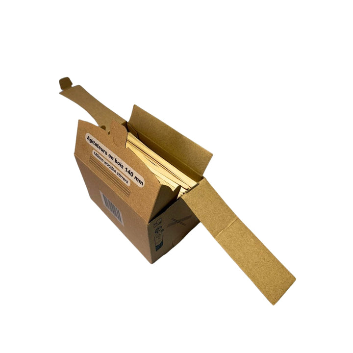 Agitateur en Bois en boîtes distributrices 140 mm