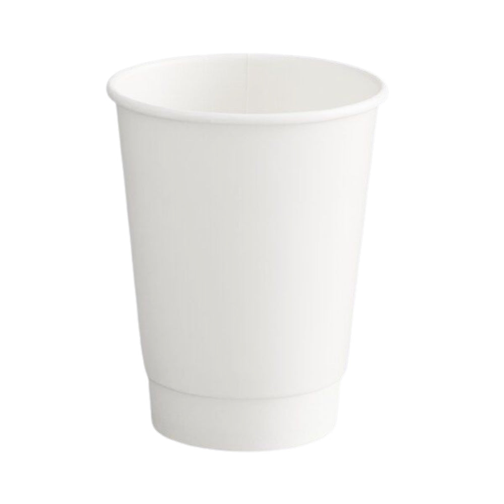 Vaso Cartón Blanco Sin Film Doble Pared 40 cl / 14 oz