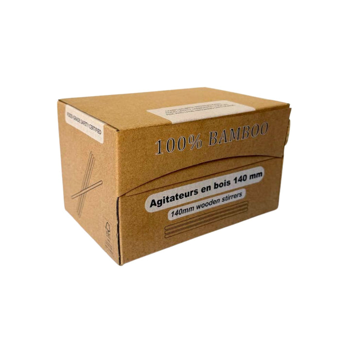 Agitateur en Bois en boîtes distributrices 140 mm