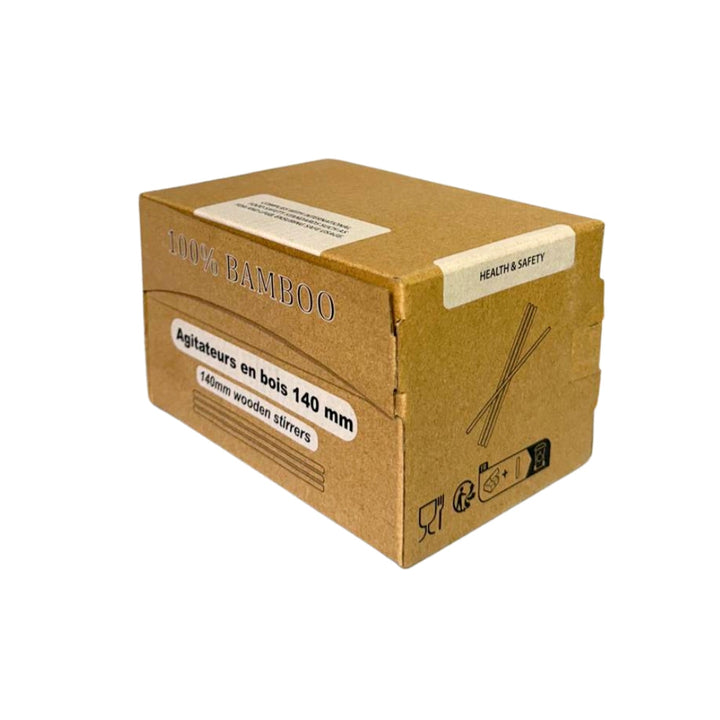 Agitateur en Bois en boîtes distributrices 140 mm