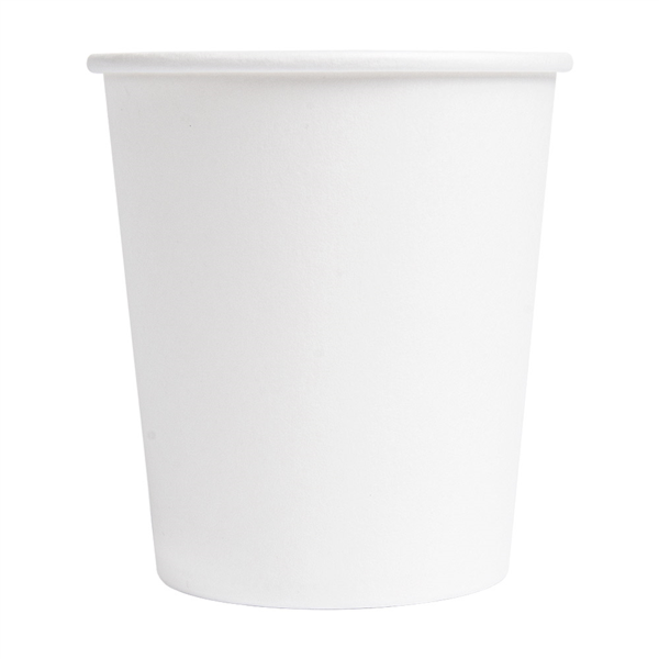 Weiße Kartonbecher 25 Cl / 8 oz - 250 + 18 g / m²