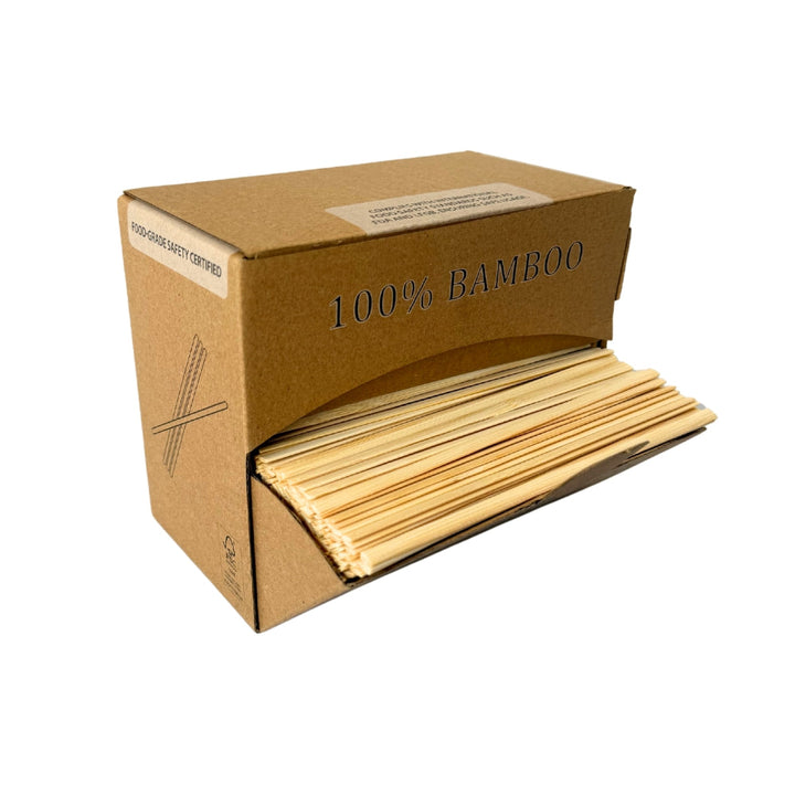 Agitatore in bambù in scatole dispenser da 140 mm