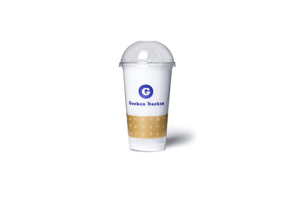Gobelets milkshake 500 ml avec couvercle