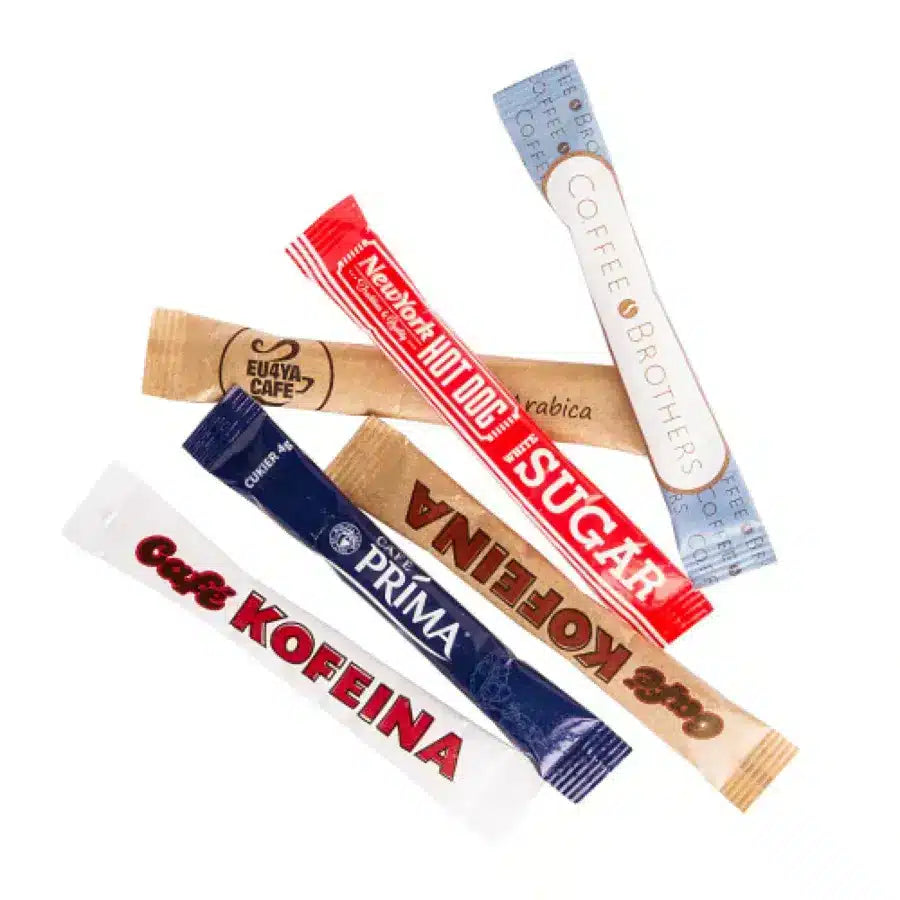 Bûchettes de sucre personnalisées - 4g