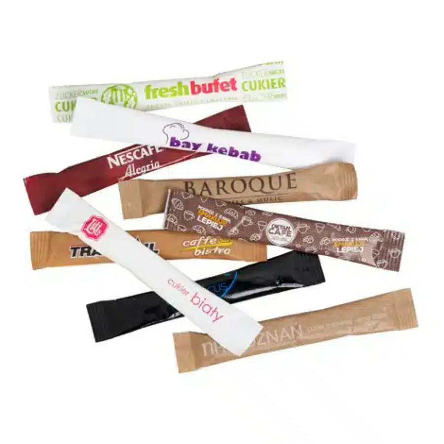 Bûchettes de sucre personnalisées - 4g