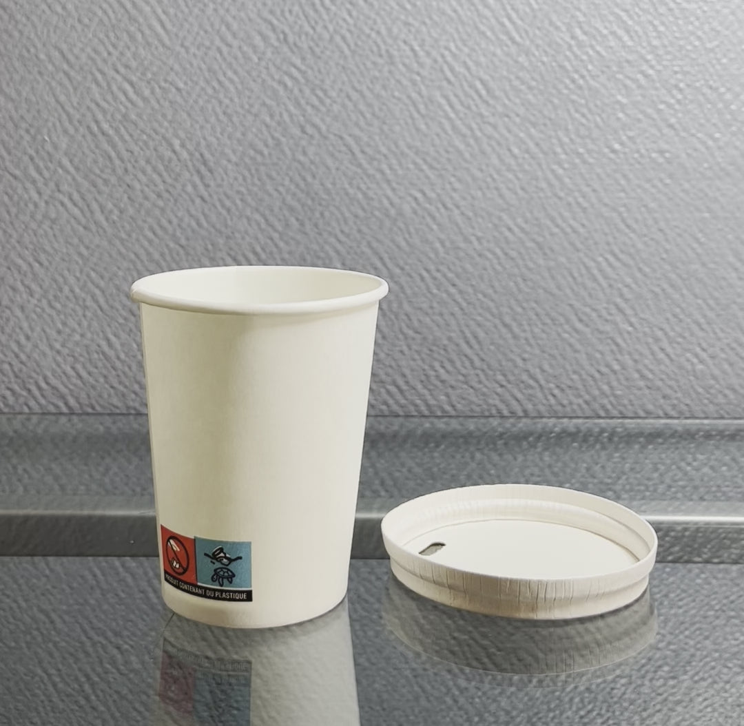 Vasos de cartón Vending 15 cl / 6 oz - 190 + 18 gsm