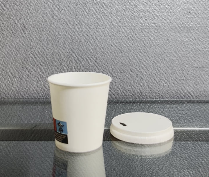 White Espresso paper cups 10-12 cl / 4 oz - 190 + 15 gsm