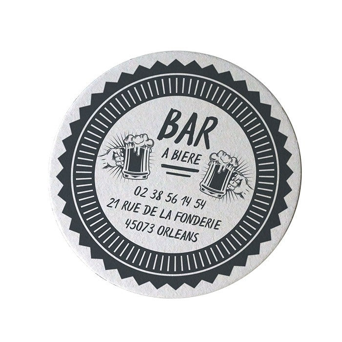Bases para copos redondas personalizadas