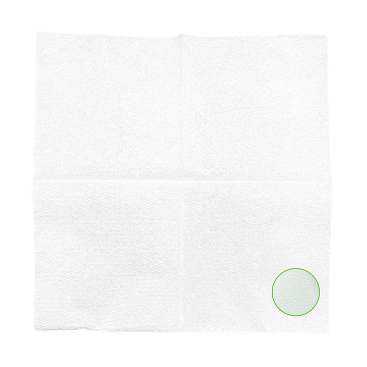 Serviettes blanches 1 pli 30x30