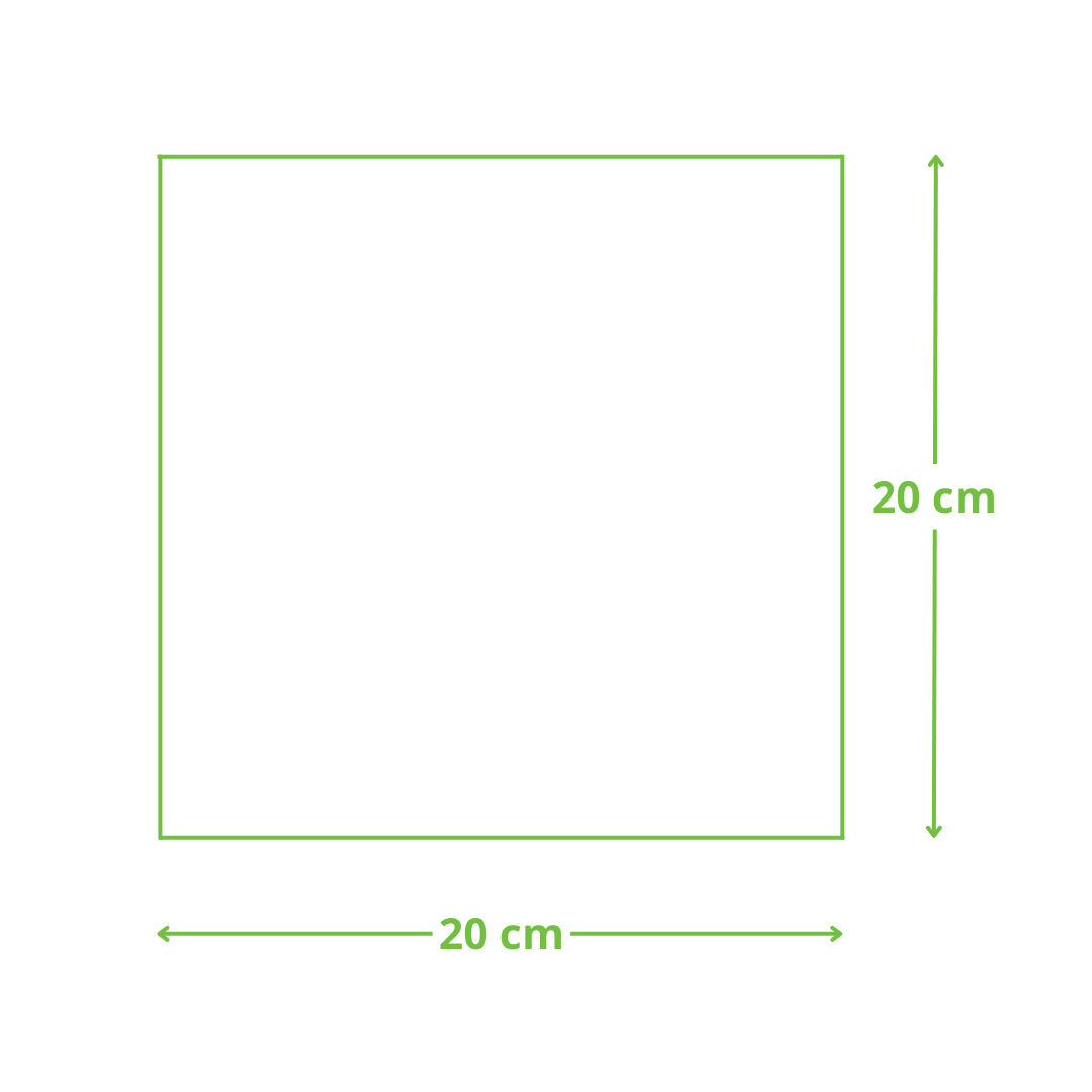 Serviettes blanches 2 plis 40x40