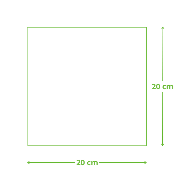 Serviettes blanches 2 plis 40x40