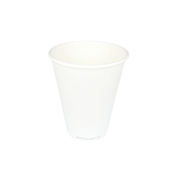 White cardboard cups without plastic 40 cl - 14 oz (1000 units) - 300 g/m²