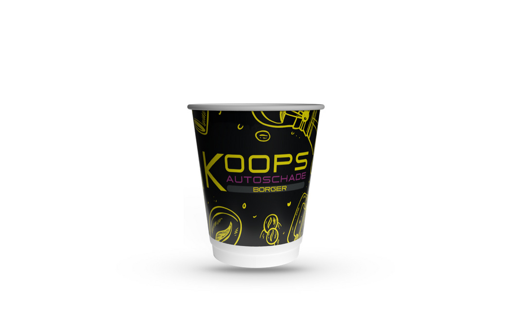 Gobelets carton personnalisés Double Paroi 25 cl / 8 oz