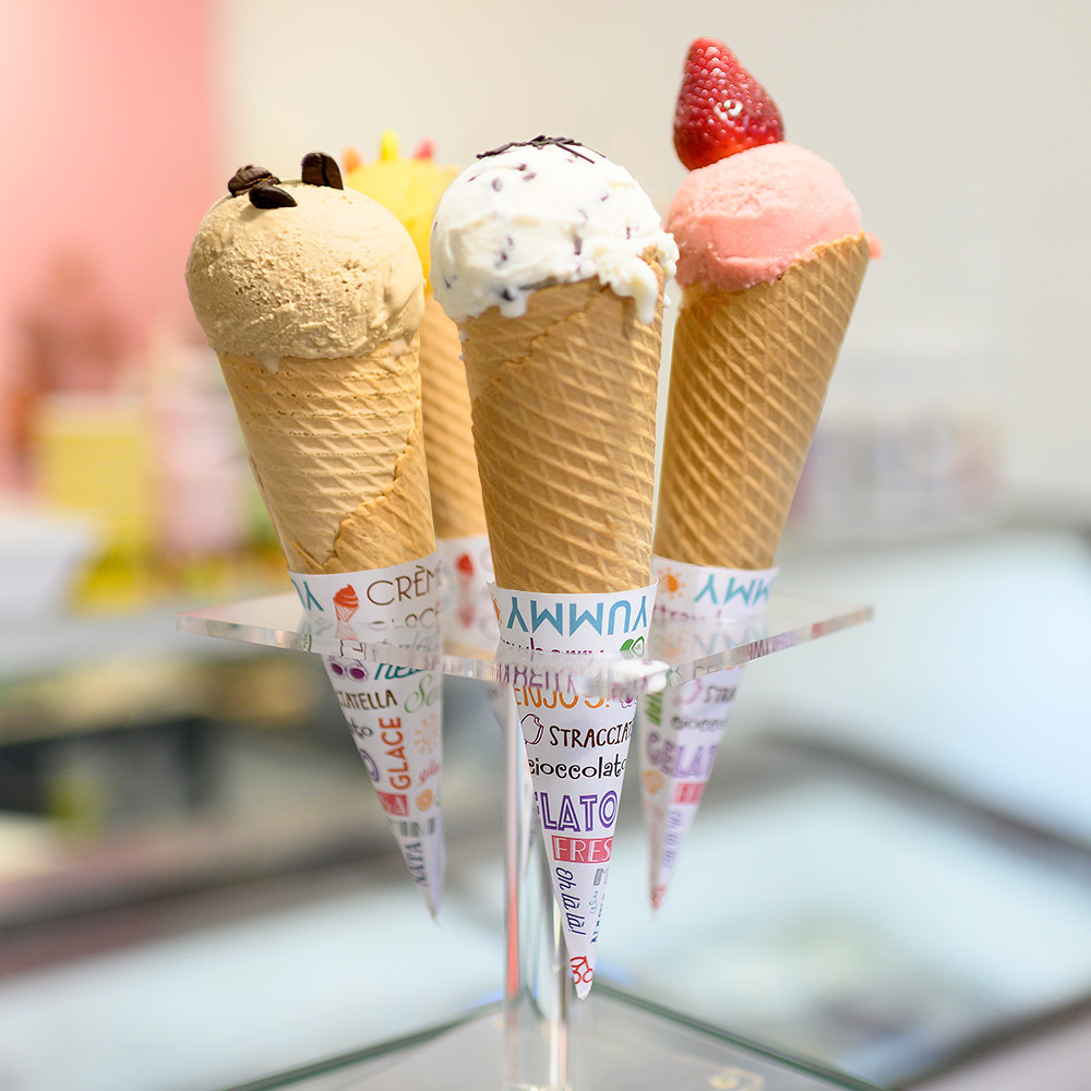 cônes glace personnalisés