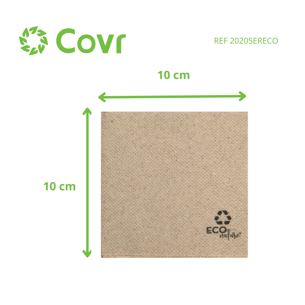 Serviette micropoint 20x20 2plis P4 eco