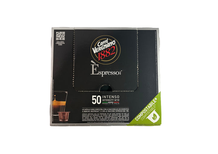 Café Intenso cápsulas (50 unidades) - CAFFE VERGNANO 1882