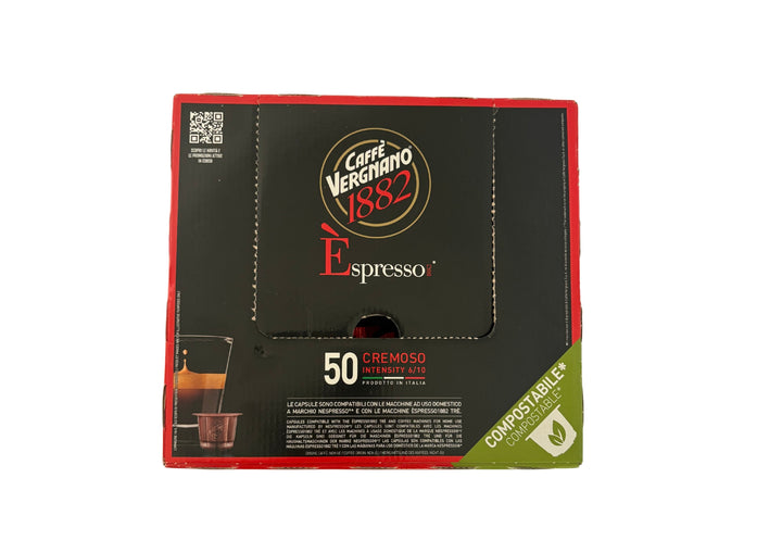 Café Cremoso cápsulas (50 unidades) - CAFFE VERGNANO 1882