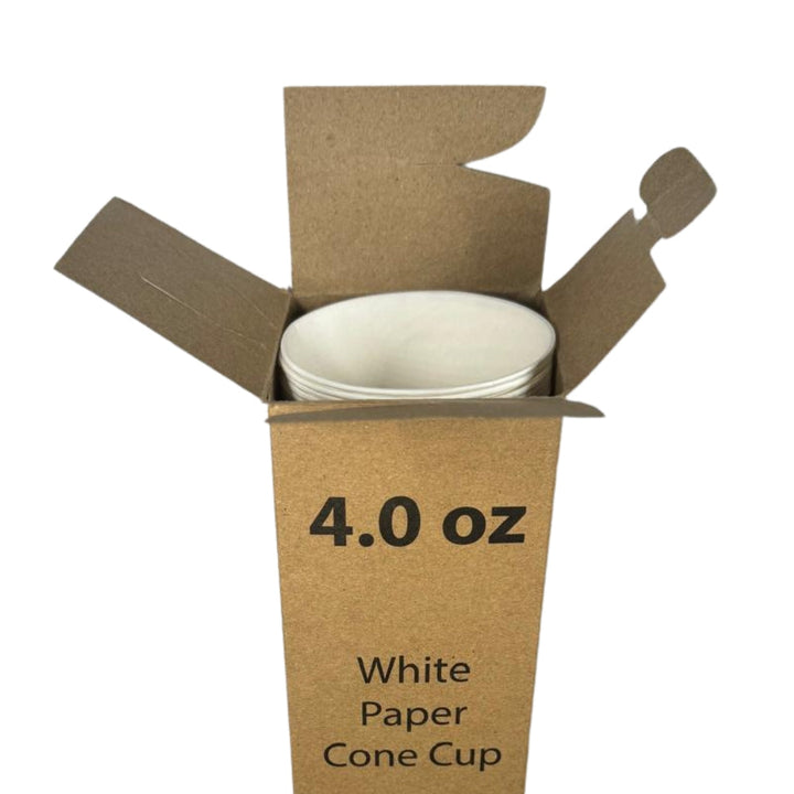 Paper cone cups 4 oz – 105 ml (120,000 units / pallet)