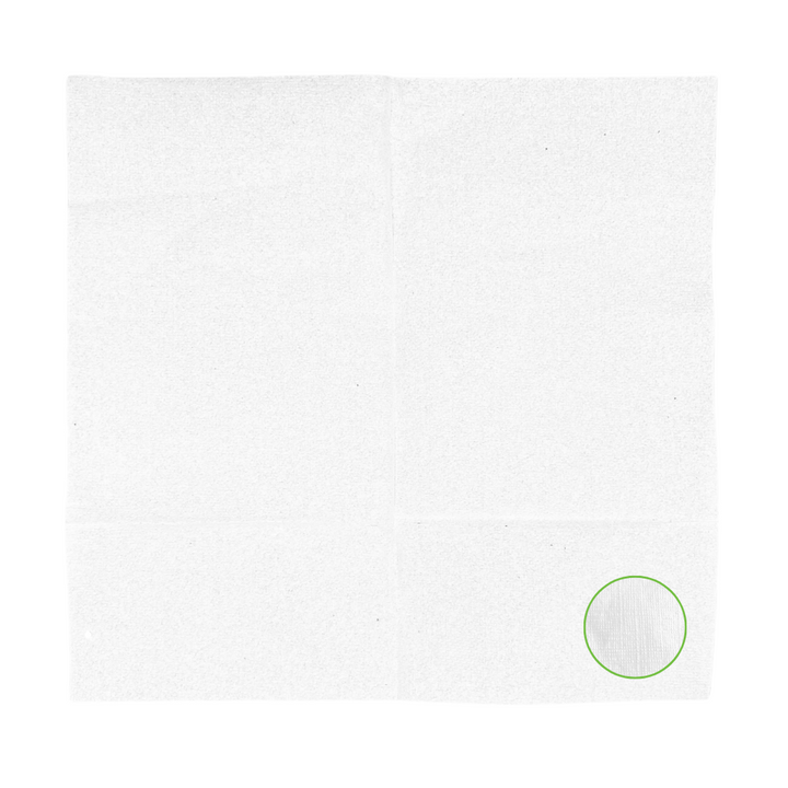 White 1-ply napkins 17x17 (5400 units)