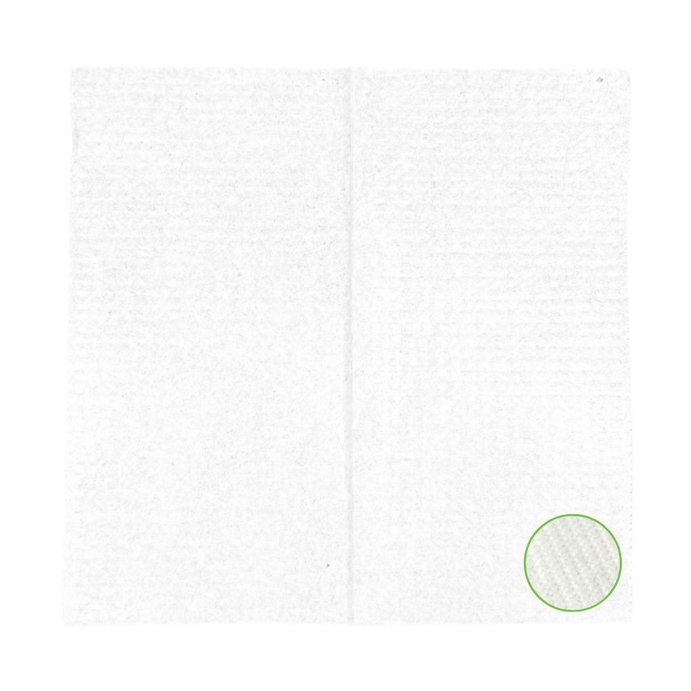 1-ply white napkins 14x14 (8000 units)