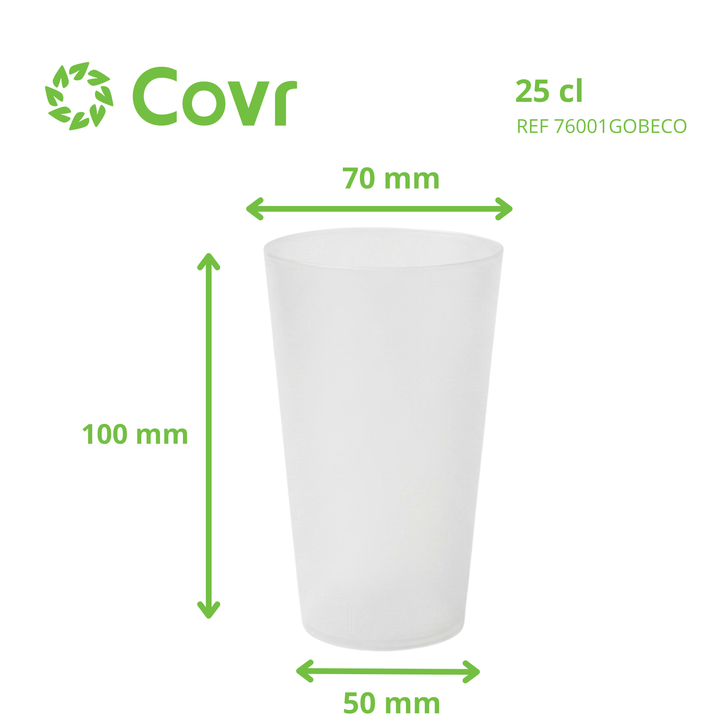 Gobelet réutilisable 25 cl