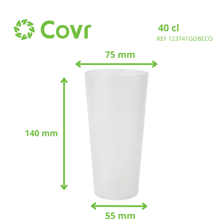Reusable tumbler 40 cl (x374)