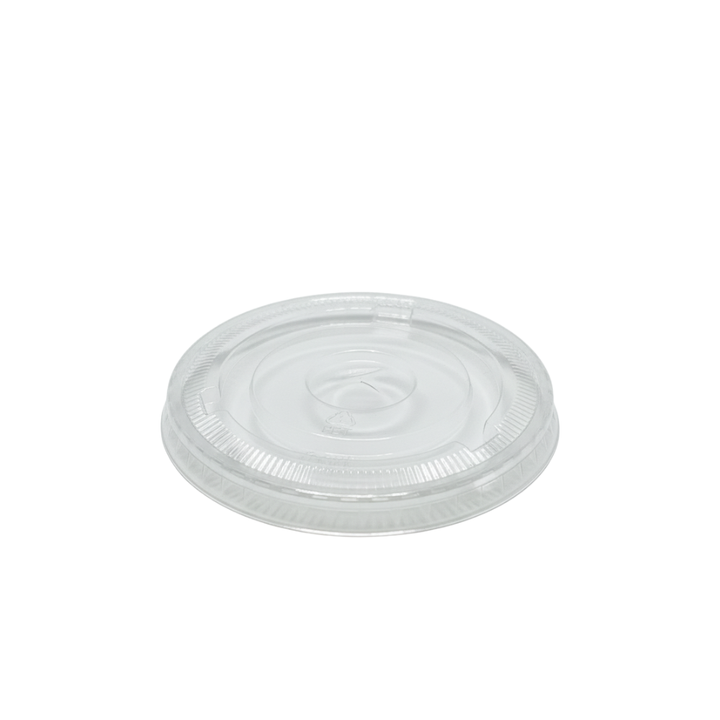 Tapa plana de rPET para Vasos y tarrinas de postre de plástico (95mm)
