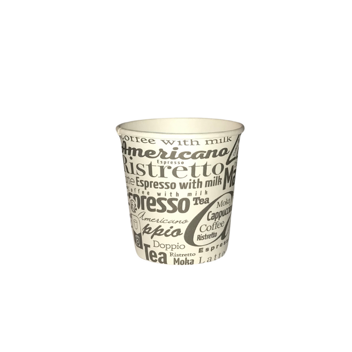 Bicchieri di carta 10-12cl / 4oz - Decorazione caffè