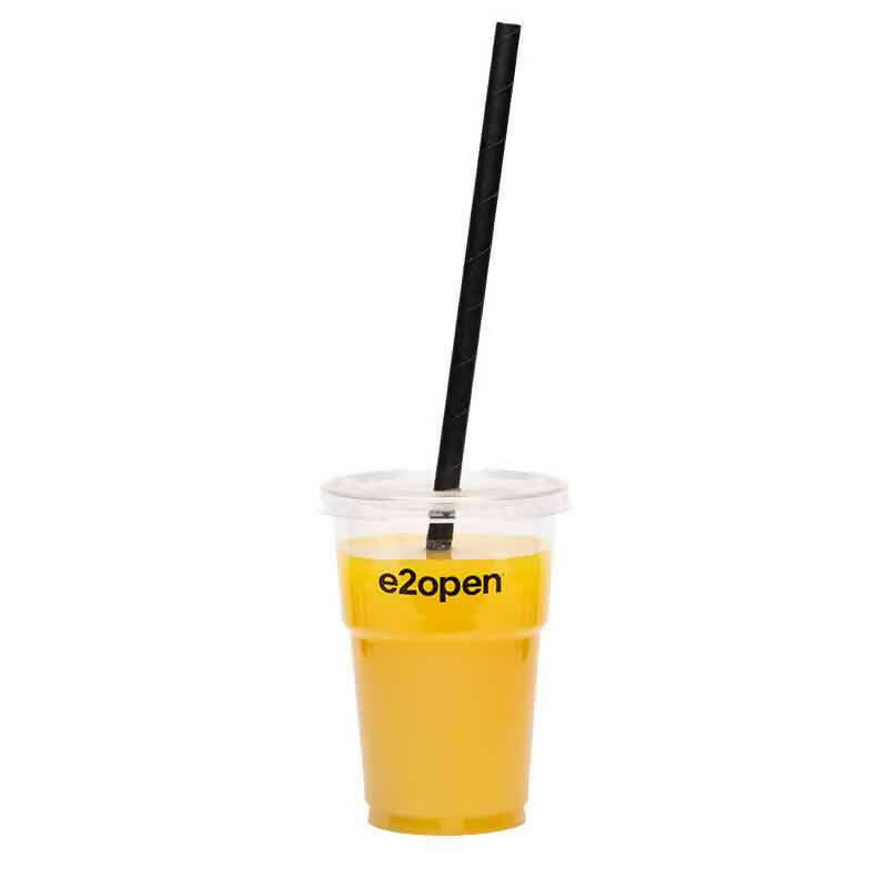 Bicchieri PET TRANSPARENT PERSONALIZZATO 25cl 8oz
