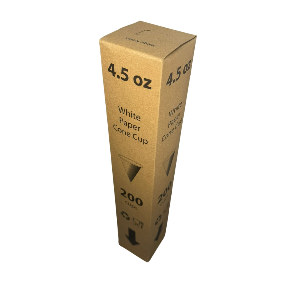 Paper cone cups 4.5 oz – 130 ml (120,000 units / pallet)