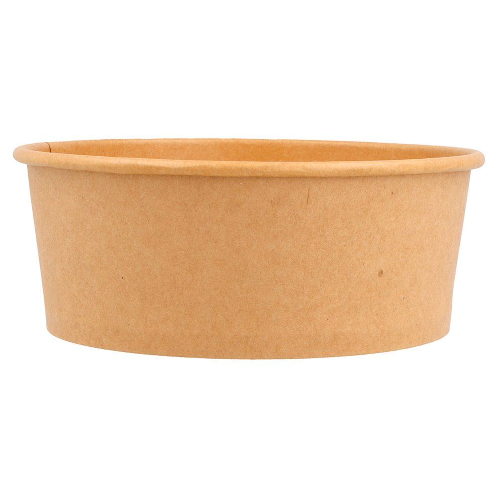 Kraft bowls/brown cardboard salad bowls 750ml without lids (400 units)