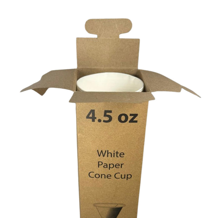Paper cone cups 4.5 oz – 130 ml (120,000 units / pallet)