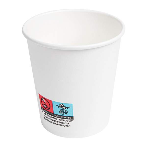 Vasos de cartón blancos 18 cl / 6 oz