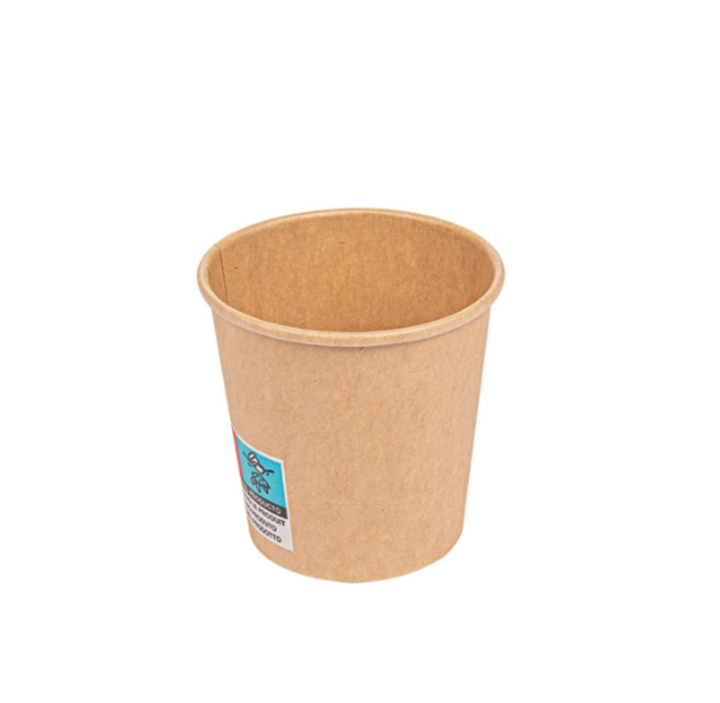 Vasos desechables de papel kraft 10-12 cl 4 oz