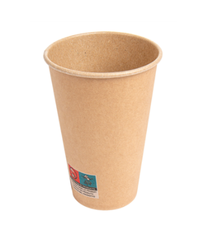 Vasos de cartón kraft 33 cl / 12 oz