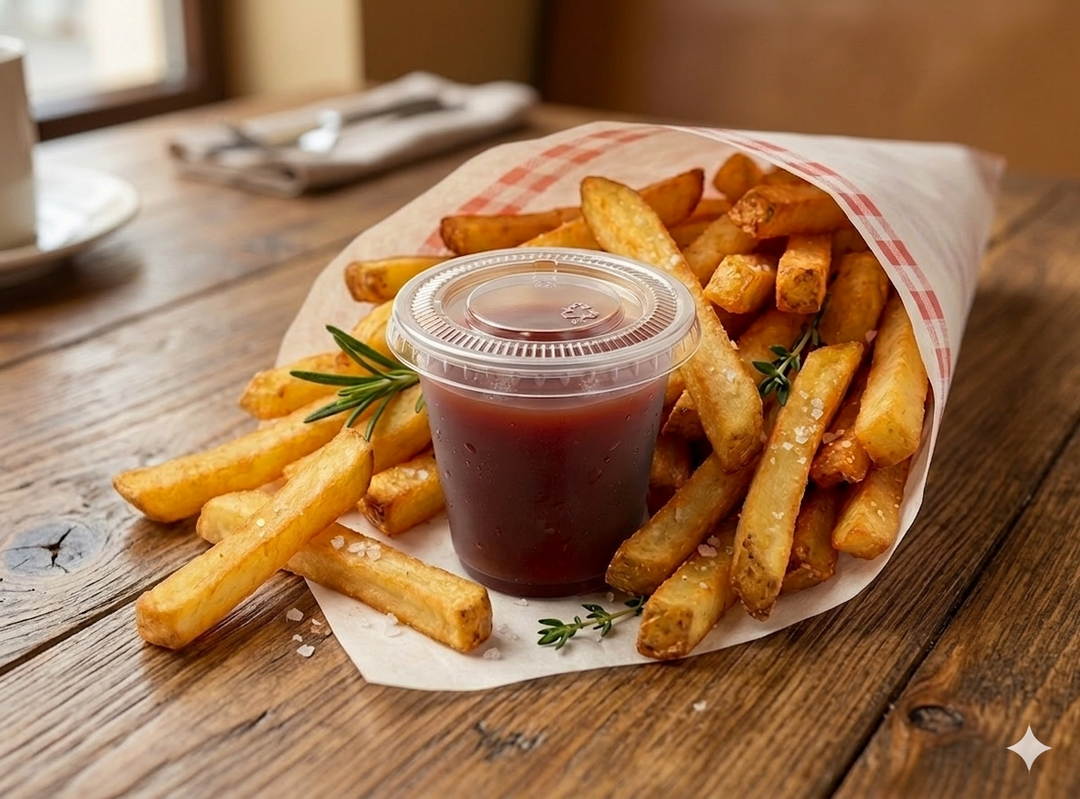 Pot sauce 1 oz / 30 ml avec couvercle