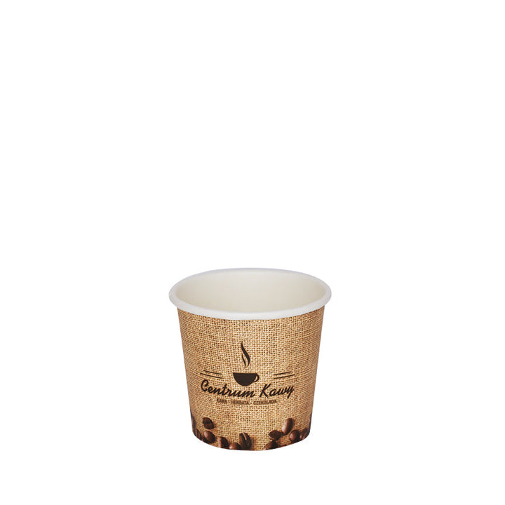 Gobelets carton sans plastique 10 cl / 4oz personnalisés
