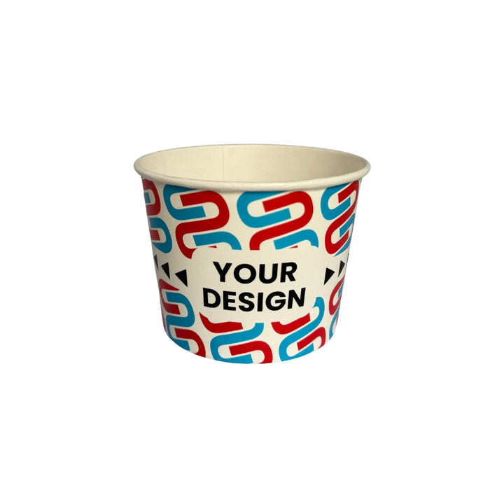 Vasetto di cartone personalizzato da 500 ml