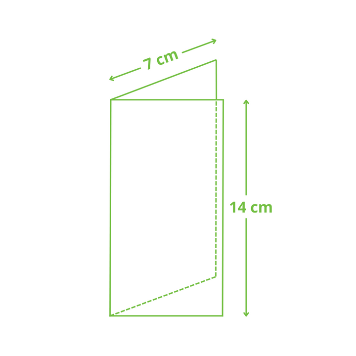 Tovaglioli bianchi a 1 velo 14x14 (8000 unità)