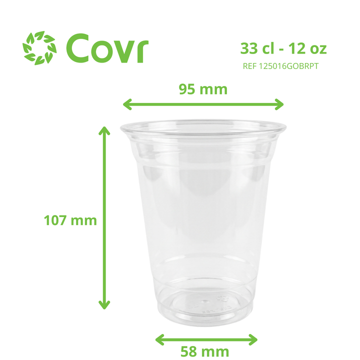 Plastikbecher rPET 35 cl / 12 oz