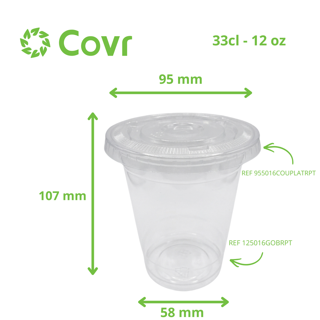 Plastikbecher rPET 35 cl / 12 oz