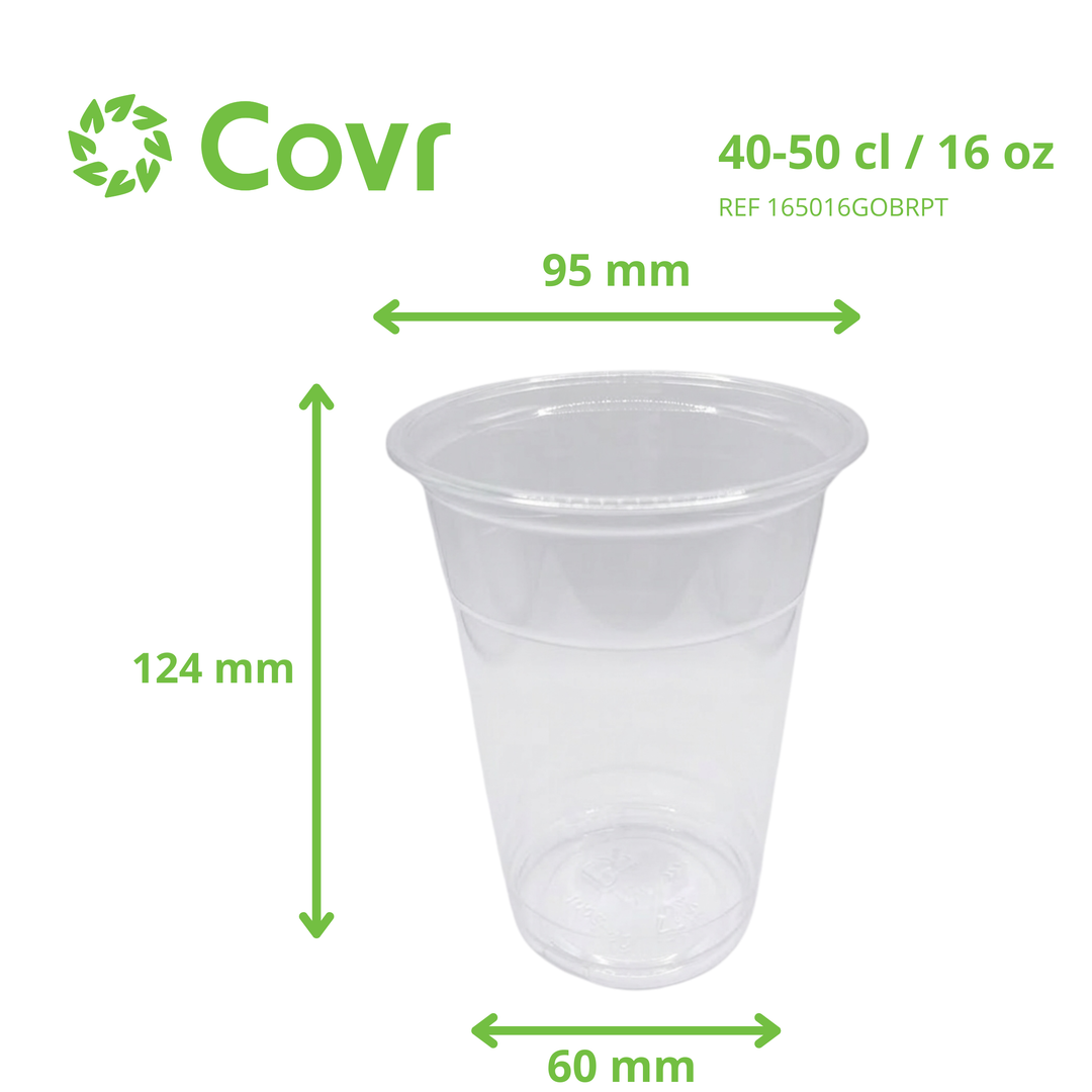 Vaso Plástico rPET 45 cl / 16 oz