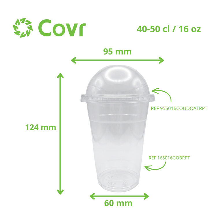 Vaso Plástico rPET 45 cl / 16 oz
