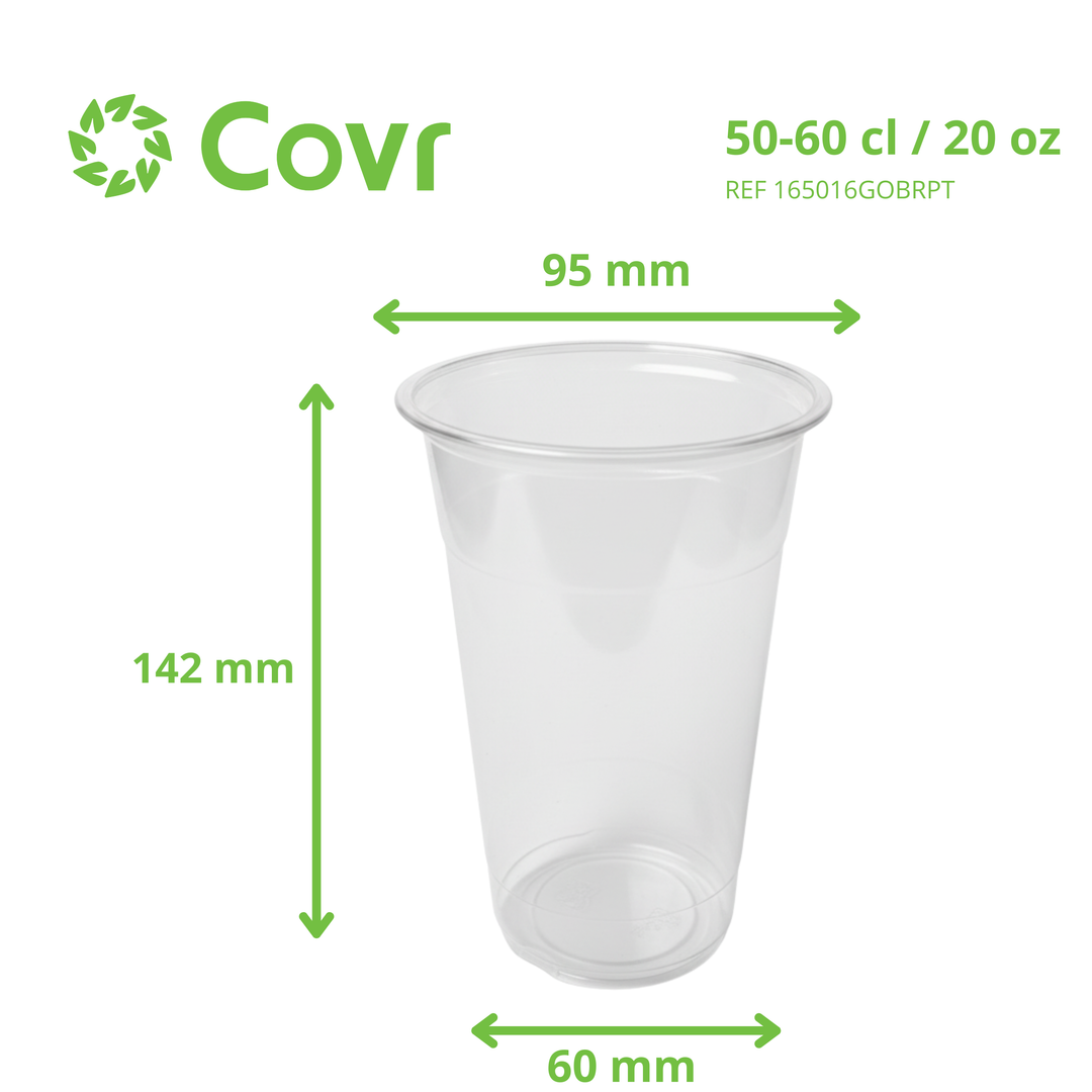 Vaso Plástico rPET 50 cl / 20 oz