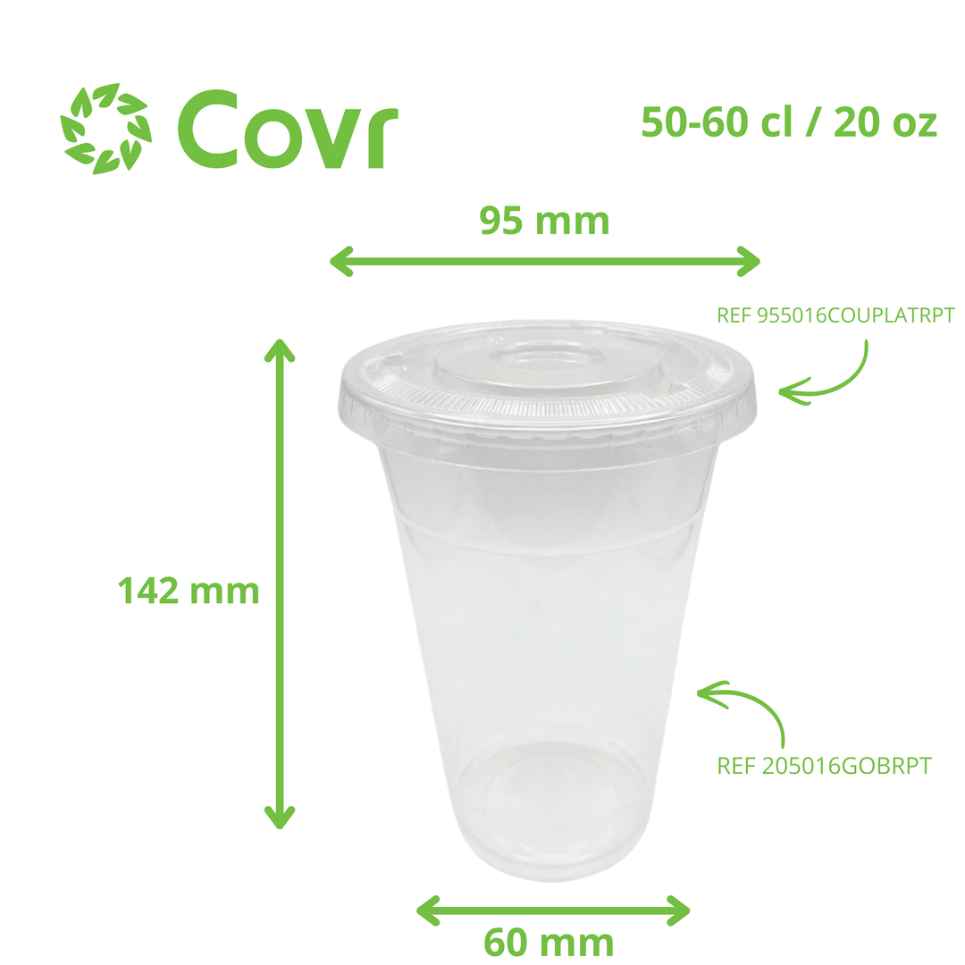 Vaso Plástico rPET 50 cl / 20 oz