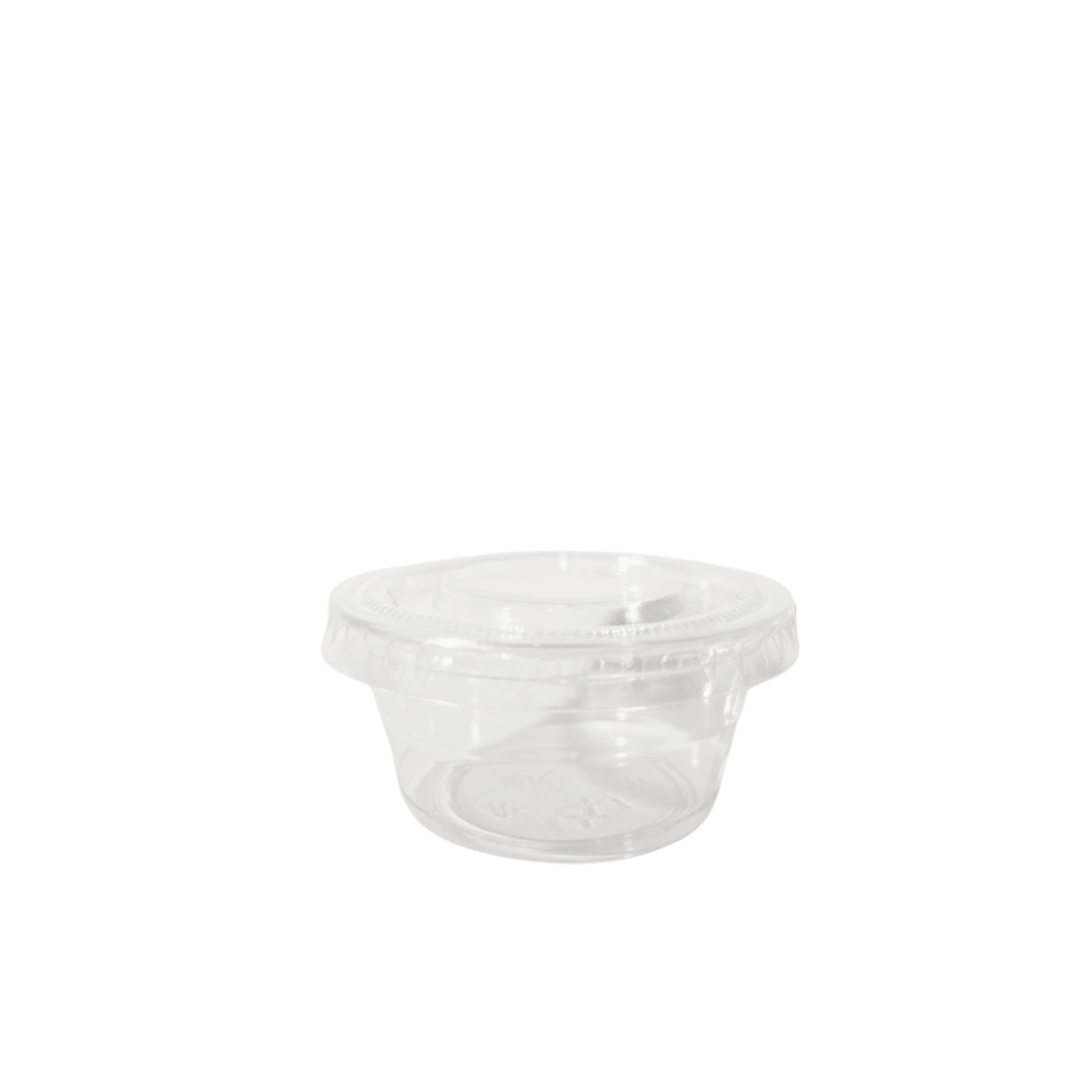 Pot sauce 2 oz / 60 ml avec couvercle