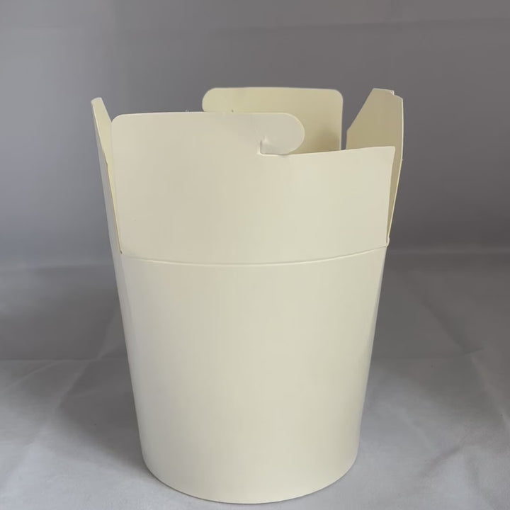 Boîtes à Pâtes 750ml en carton blanc (500 unités)