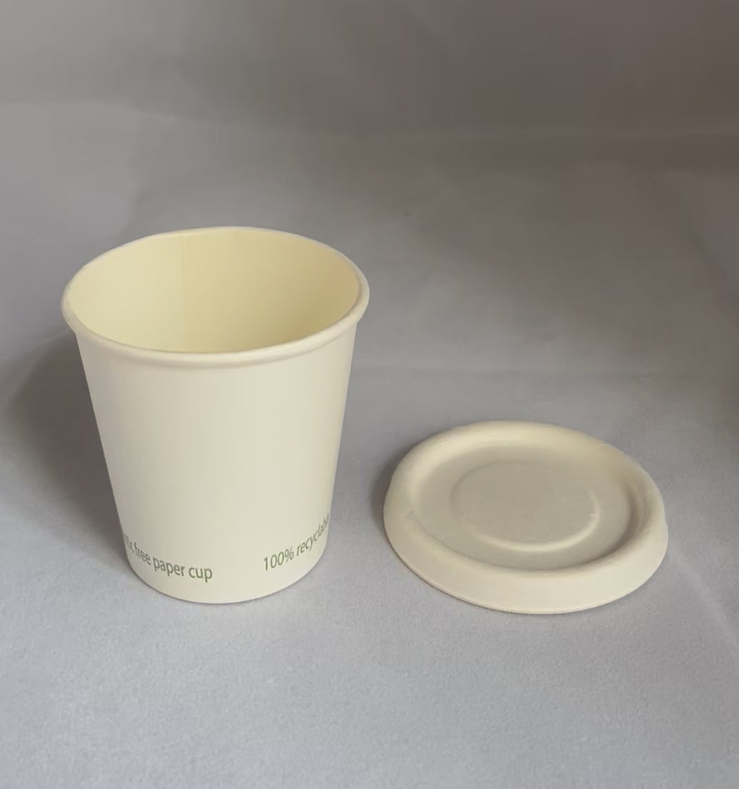 Plastic-free paper cups 10-12 cl / 4oz