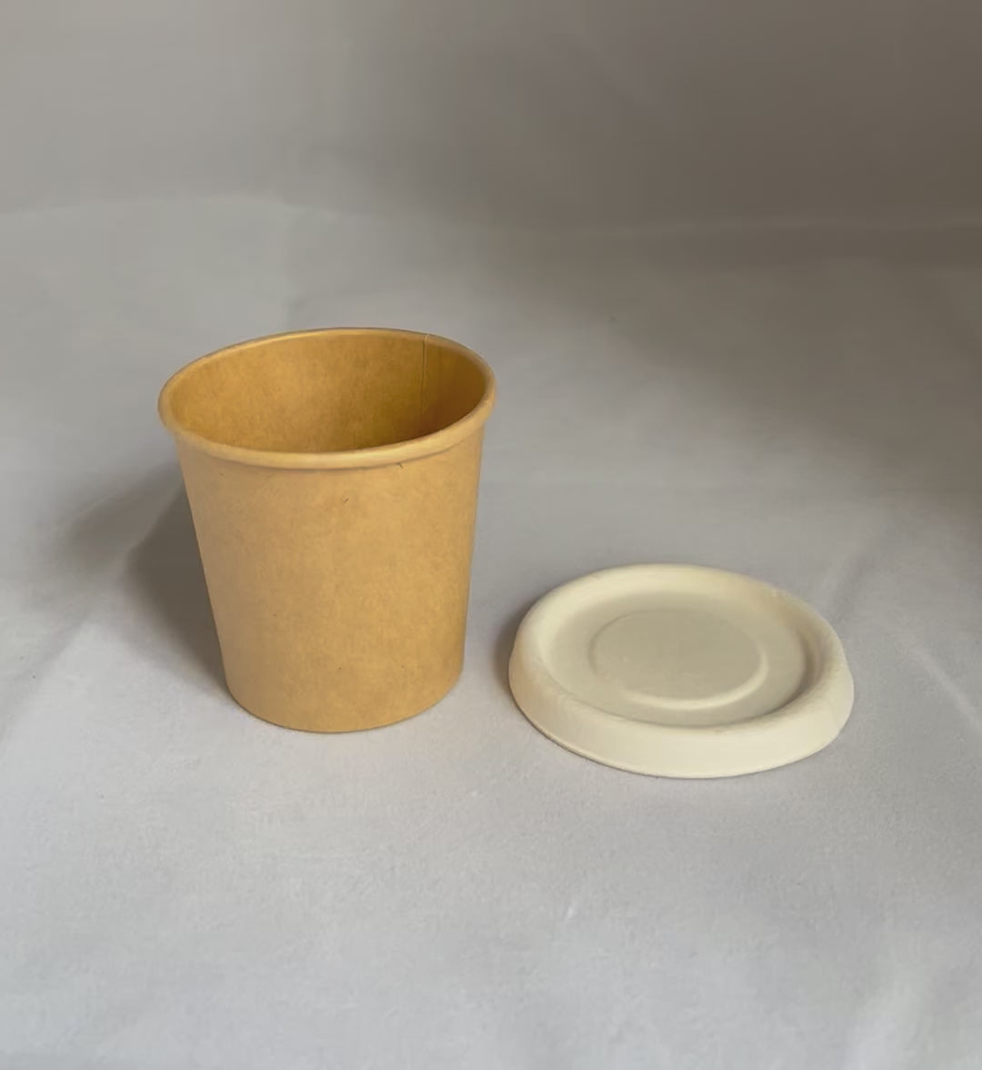 Kraft paper cups 10-12 cl 4 oz