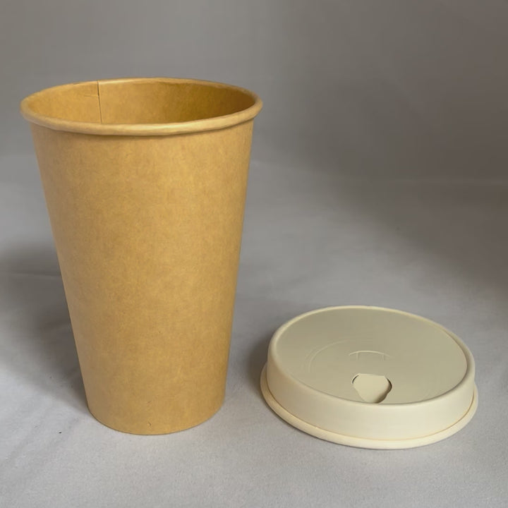 Kraft paper cups 33 cl / 12 oz